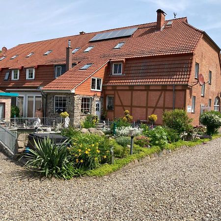 Landhausidyll Ferienwohnung Grundshagen Buitenkant foto